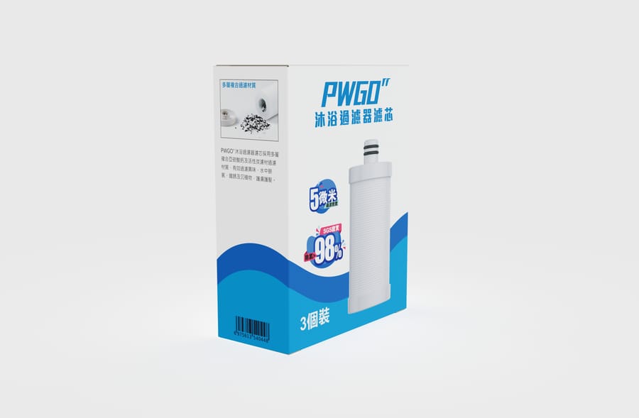 PWGO”沐浴過濾器濾芯 (三個裝)產品圖片 2